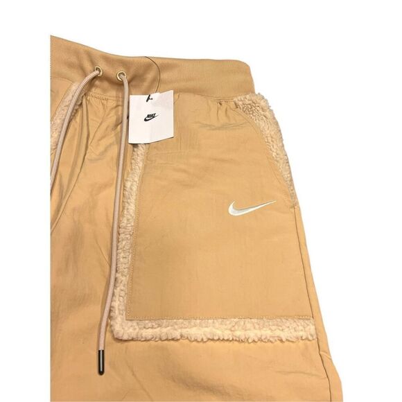 Nike Pants Womens Small Essential Woven Loose High Rise Pants Shearling Pockets - Picture 3 of 7